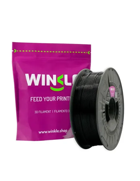 Filamento negro azabache winkle petg estandar - 1.75mm - impresora 3d - 1 kg