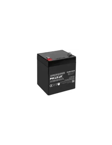Batería Phasak PHB 1205 compatible con SAI/UPS PHASAK según especificaciones