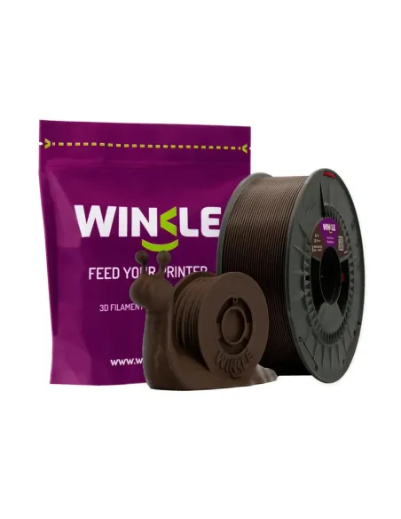 Filamento marron ebano winkle pla - hd - 1.75mm - impresora 3d - 1 kg