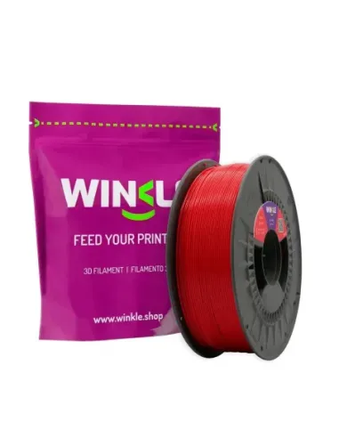 Filamento rojo diablo winkle pla - hd - 1.75mm - impresora 3d - 1 kg