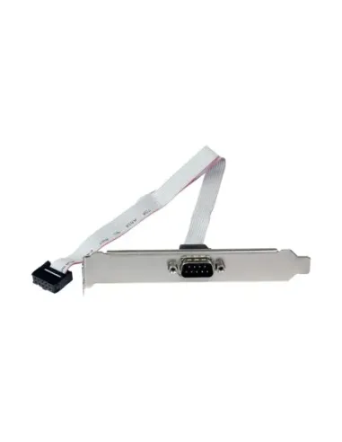 Bracket db9 a idc10 startech 0.41m -  macho - hembra -  gris