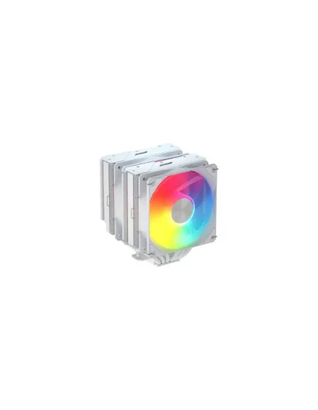 FSP REFRIGERACIONES DE AIRE INTEL LGA 1851/1700/1200 AMD AM4/AM5 120MM WHITE TOP COVER HIGH-PERFORMANCE QUIET PWM ARGB FAN