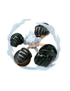 Figura banpresto one piece world collectable special monkey d.luffy gear5 - gum - gum dawn gatling