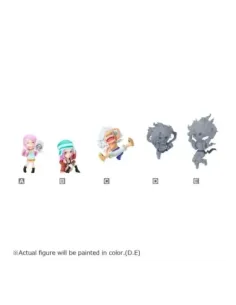 Figura banpresto one piece world collectable 1 unidad aleatoria jewelry bonney history