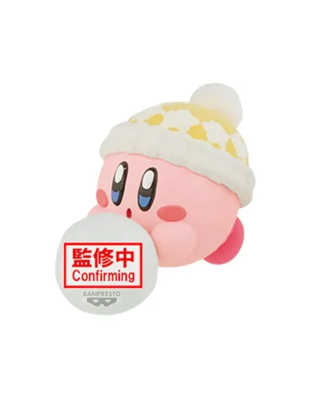 Figura banpresto kirby fluffy puffy mineplay in the snow ver.a