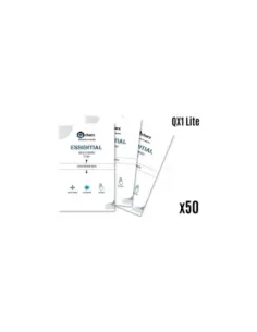 Laminas de proteccion frontales qcharx hidrogel essential hd para qx1 lite 50 unidades