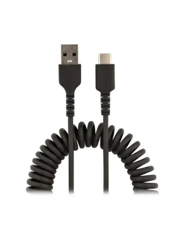 Cable usb tipo a a usb tipo c startech 1m -  macho - macho -  negro -  rizado