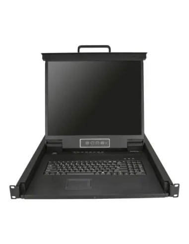 Consola kvm startech de montaje en rack de servidores 19 pulgadas