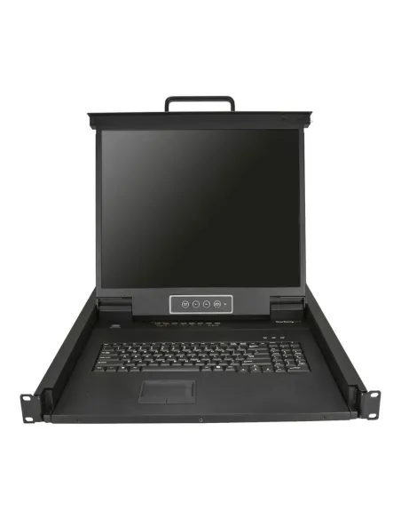 Consola kvm startech de montaje en rack de servidores 19 pulgadas