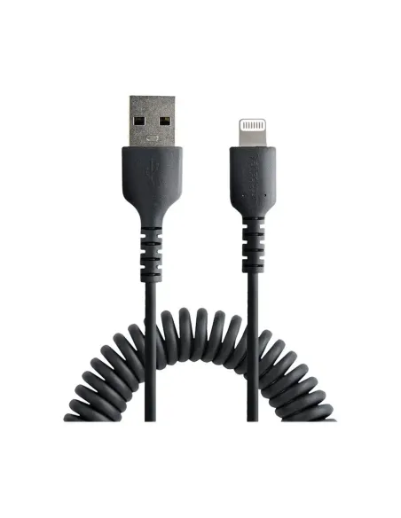 Cable lightning a usb tipo a startech 0.5m -  macho - macho -  negro