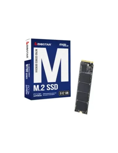 Disco duro interno ssd biostar m760 512gb m.2 pci express