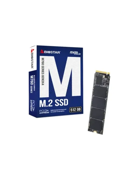 Disco duro interno ssd biostar m760 512gb m.2 pci express