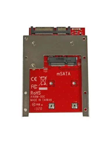 Adaptador msata a sata startech 2.5 pulgadas sata 6gb - s