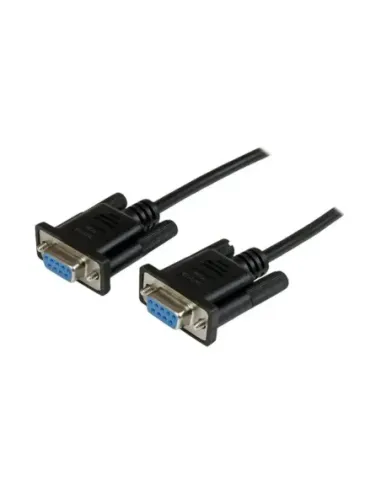 Cable db9 startech 2m -  hembra - hembra -  negro
