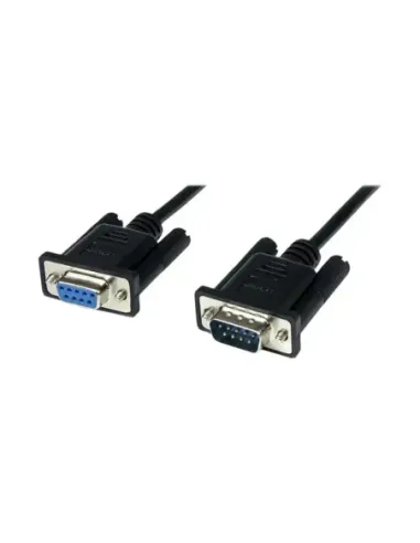 Cable db9 startech 1m -  macho - hembra -  negro
