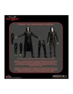 Set 2 figuras mezco toyz the crow 5 points the crow deluxe 10cm