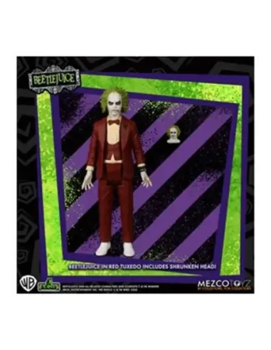 Figura mezco toyz beetlejuice 5 points beetlejuice red tux 9.5cm