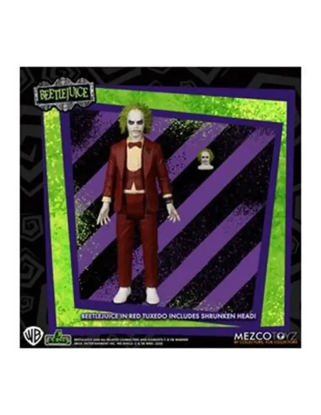 Figura mezco toyz beetlejuice 5 points beetlejuice red tux 9.5cm