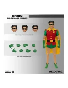 Figura mezco toyz dc universe one:12 collective robin golden age edition 28cm
