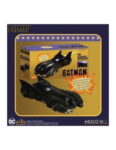 Figura mezco toyz dc universe batman 1989 5 points batmobile 9.5cm