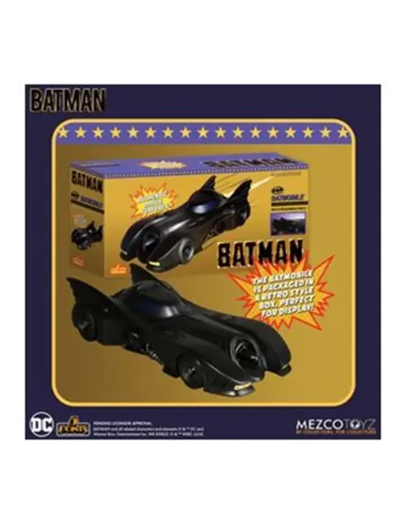 Figura mezco toyz dc universe batman 1989 5 points batmobile 9.5cm