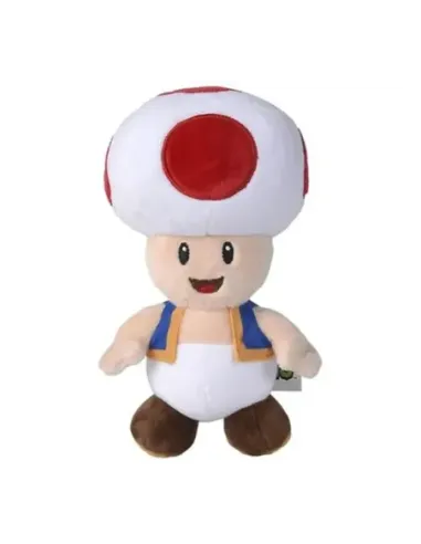 Peluche simba nintendo super mario toad 20cm