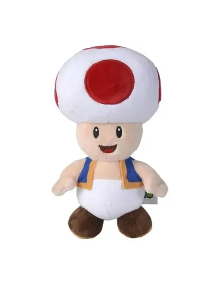 Peluche simba nintendo super mario toad 20cm