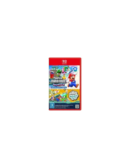Juego para Consola Nintendo Switch 2 Super Mario Bros. Wonder + Parque Belabel