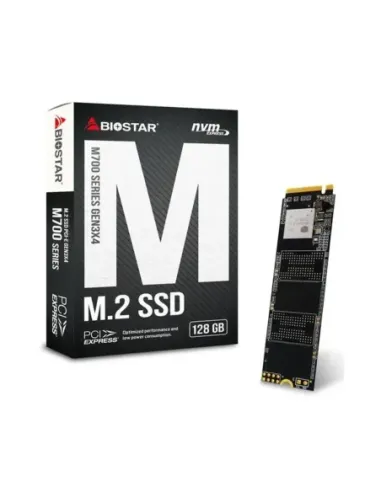 Disco duro interno ssd biostar m700 128gb m.2 pci express 4.0