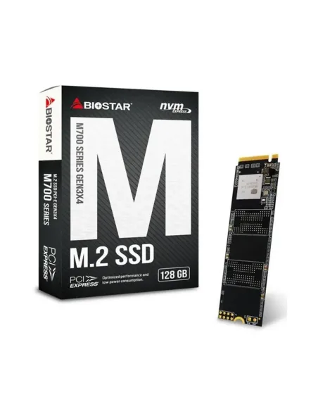 Disco duro interno ssd biostar m700 128gb m.2 pci express 4.0