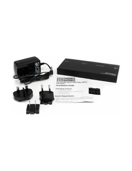 Multiplicador hdmi startech 2 puertos + amplificador