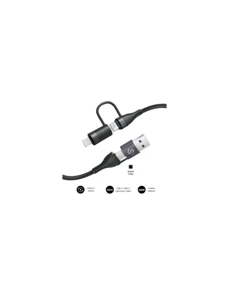 SUBBLIM CABLE TOP 4IN1 60W C-C-L-A 1,2M