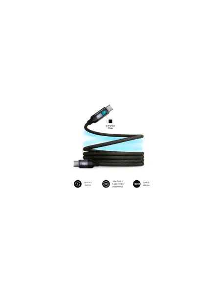 SUBBLIM CABLE POWERMAG LED 100W C-C 2M
