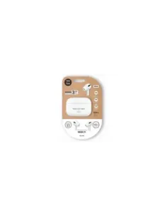 Auriculares Bluetooth Tech One Tech SIUX.11 TEC1411/ con estuche de carga/ Autonomía 6h/ Blancos