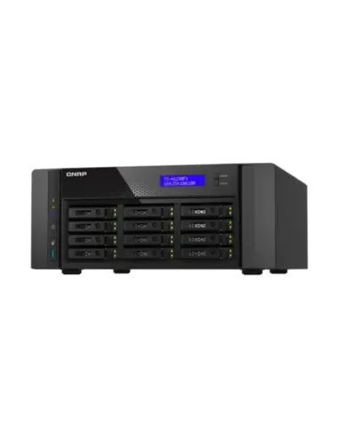 Servidor nas qnap ts - h1290fx 12 bahias 64gb gigabit ethernet