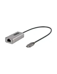 Adaptador de red usb tipo c a rj45 startech macho - hembra -  gris