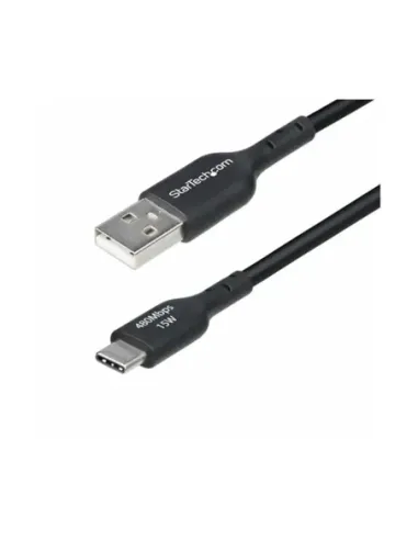 Cable usb tipo a a usb tipo c startech 0.15m -  macho - macho -  negro