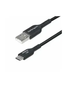 Cable usb tipo a a usb tipo c startech 1m -  macho - macho -  negro