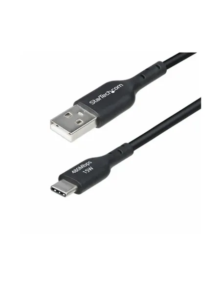 Cable usb tipo a a usb tipo c startech 1m -  macho - macho -  negro