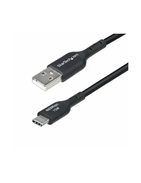 Cable usb tipo a a usb tipo c startech 0.3m -  macho - macho -  negro
