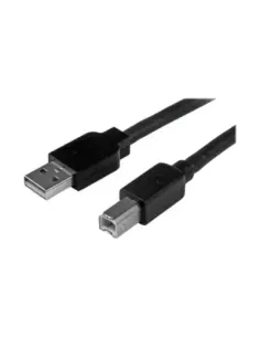 Cable usb tipo b a usb tipo a startech 15m -  macho - macho -  negro