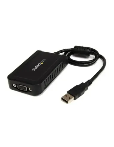 Adaptador usb a vga startech macho - hembra -  negro