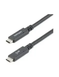 Cable usb tipo c startech 1.8m -  macho - macho -  negro