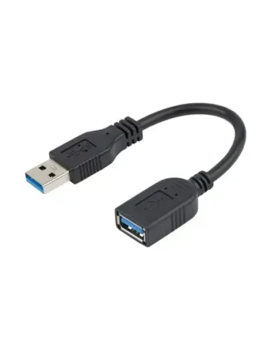 Cable usb 3.0 startech 0.15m -  macho - hembra -  negro