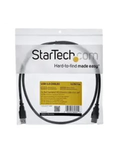 Cable usb 3.0 startech 1m -  macho - hembra -  negro