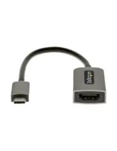Cable usb tipo c a hdmi 4k startech 13cm -  macho - hembra -  gris