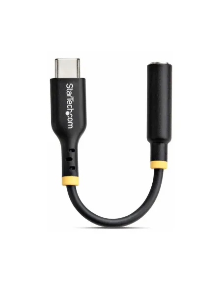 Adaptador usb tipo c a mini jack 3.5mm startech 12.7cm -  macho - hembra -  negro