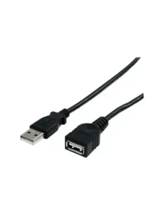 Cable usb 2.0 startech 1.8m -  macho - hembra -  negro