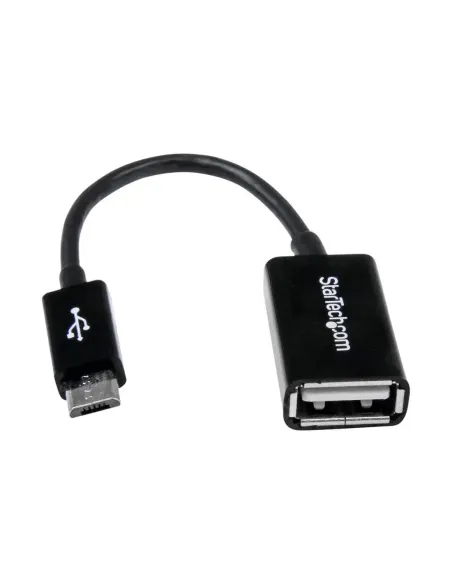 Cable micro usb tipo b a usb tipo a startech macho - hembra -  negro