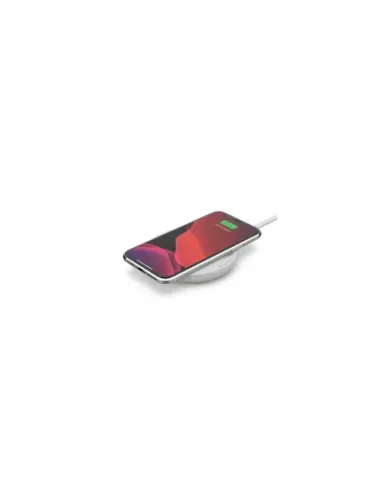 Belkin WIA001BTWH cargador de dispositivo móvil Teléfono Blanco Corriente alterna Cargador inalámbrico Carga rápida Auto